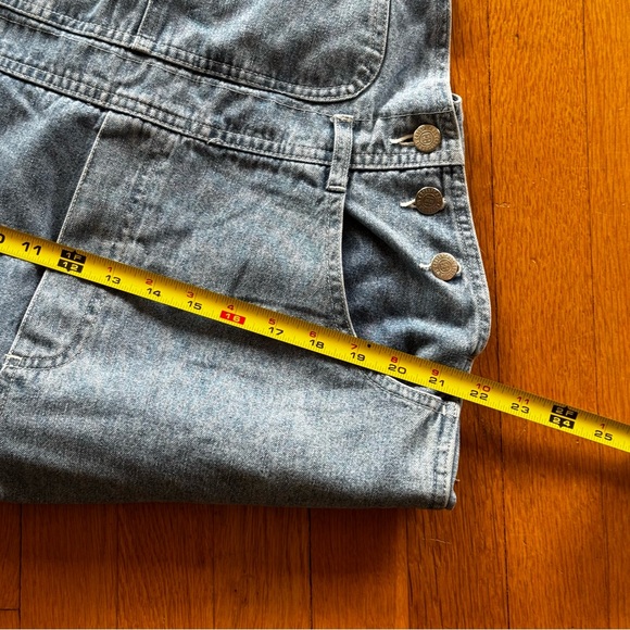 Crossroads Women's Denim Overalls - size M 100% Cotton - Picture 8 of 9